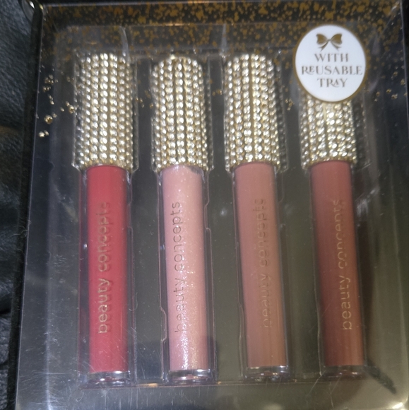 Beauty Concepts full size NEW 4pc lip collection reusable tray - Picture 3 of 6